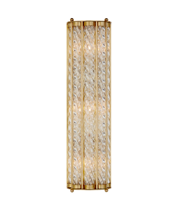 Eaton Linear Brass Wall Lamp de pas cher