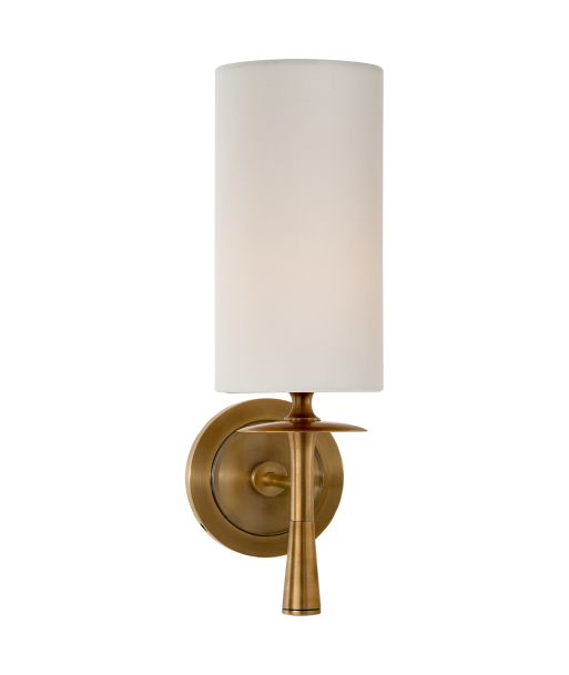 Drunmore Single Brass Wall Lamp de pas cher