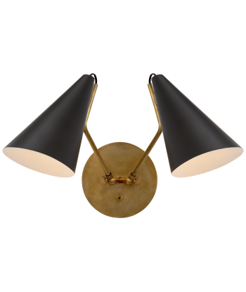 Clemente Double Black Wall Lamp En savoir plus