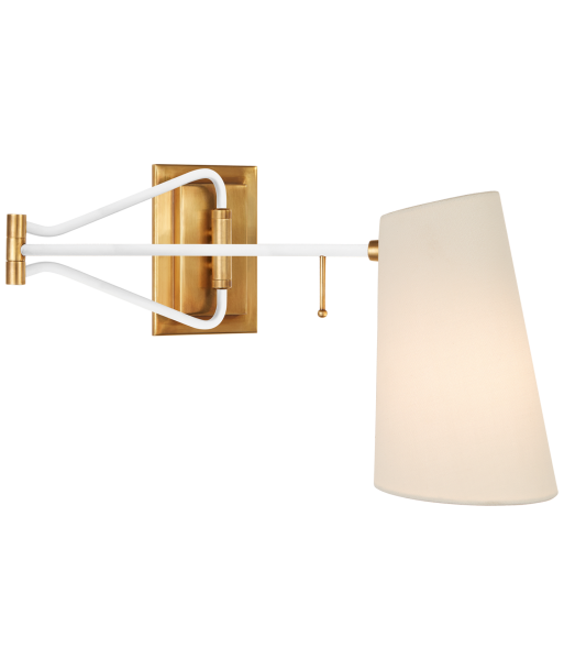 Keil Wall Lamp White Brass livraison et retour toujours gratuits