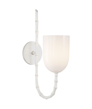 Edgemere White Plaster Wall Lamp prix