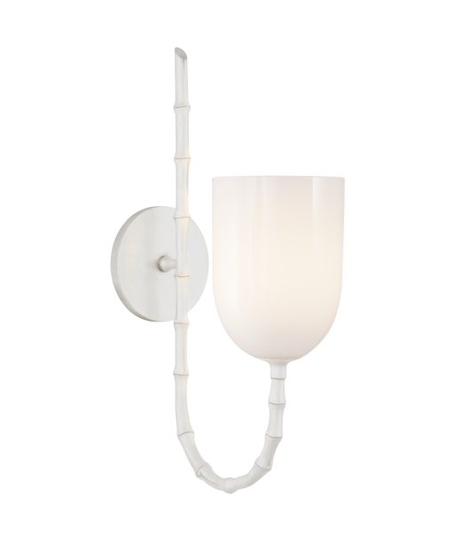 Edgemere White Plaster Wall Lamp prix