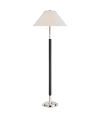 Garner Chocolate Nickel Floor Lamp online