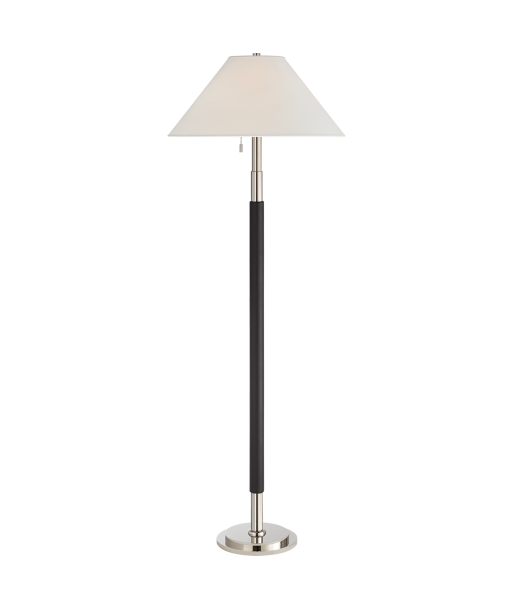 Garner Chocolate Nickel Floor Lamp online