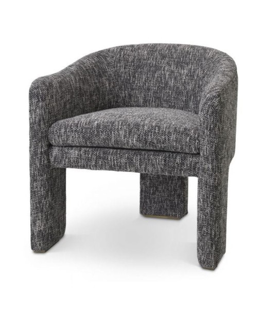 Pebbles Armchair Black Cambon rembourrage situé sous