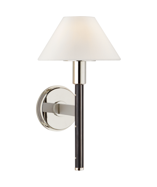 Radford Nickel Wall Lamp de pas cher