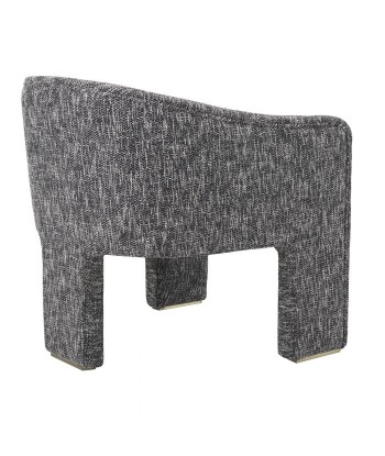 Pebbles Armchair Black Cambon rembourrage situé sous