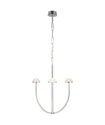 Pedra Medium Nickel Chandelier livraison gratuite