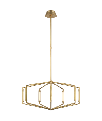 30'' Brass Appliance Chandelier Amélioration de cerveau avec