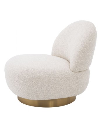 Bouclé Cream Clément Armchair d'Europe débarque