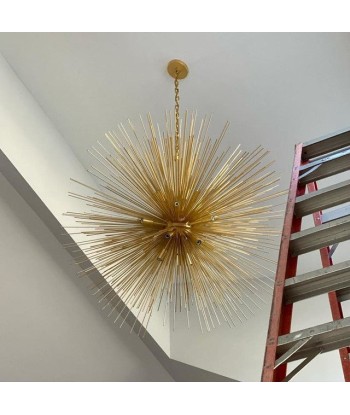 Strada Large Round Gold Chandelier shop