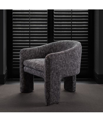 Pebbles Armchair Black Cambon rembourrage situé sous