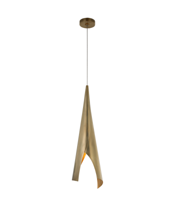 Piel Medium Brass Pendant 2023