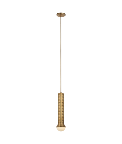 Precision Pendant Lamp Small Elongated Brass le concept de la Pate a emporter 