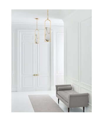 Melange Pendant Light Elongated Small Brass vous aussi creer 