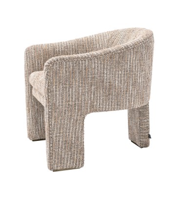 Mademoiselle Beige Pebbles Armchair Par le système avancé 