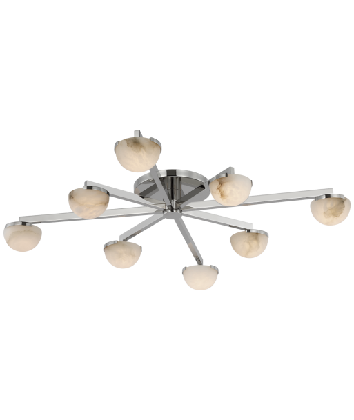 Pedra Large Nickel Ceiling Light livraison et retour toujours gratuits