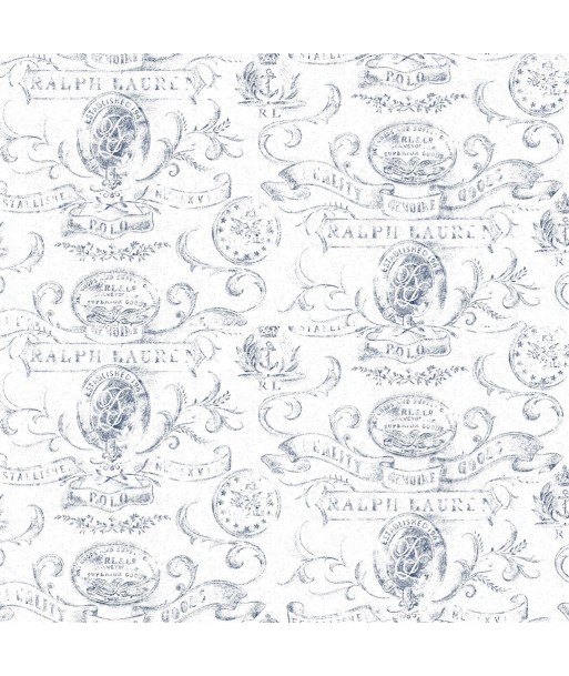 RL Gunnison Hopsack Fabric - Porcelain français