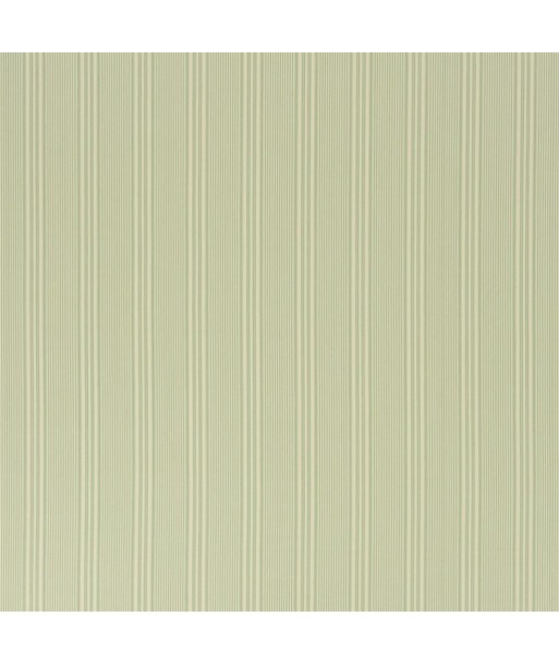 RL Halewood Ticking Stripe Fabric - Celadon basket pas cher