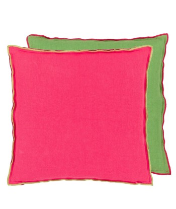 DG Brera Lino Cushion Cherry &amp Grass pas cher chine