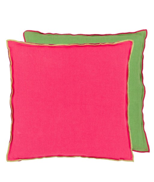 DG Brera Lino Cushion Cherry &amp Grass pas cher chine