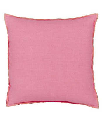 DG Brera Lino Cushion Hibiscus &amp Peach Linen Vous souhaitez 