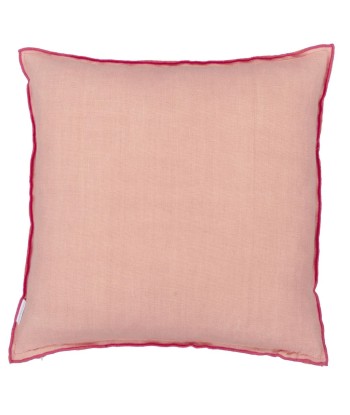 DG Brera Lino Cushion Hibiscus &amp Peach Linen Vous souhaitez 