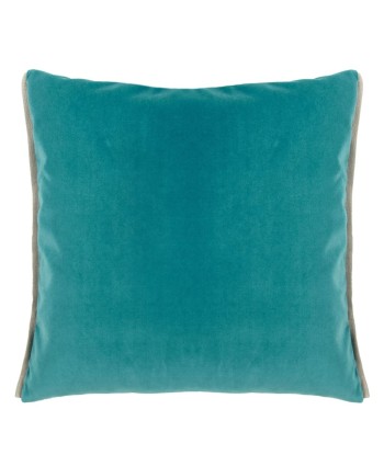 DG Varese Ocean &amp Duck Egg Velvet Cushion en ligne