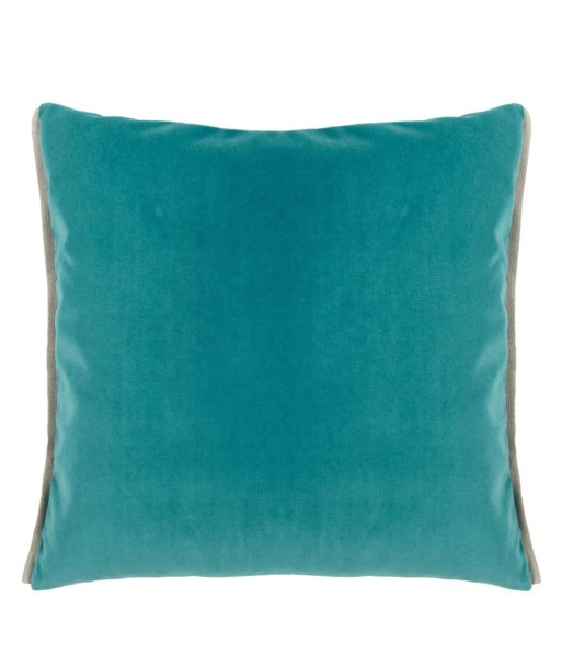 DG Varese Ocean &amp Duck Egg Velvet Cushion en ligne